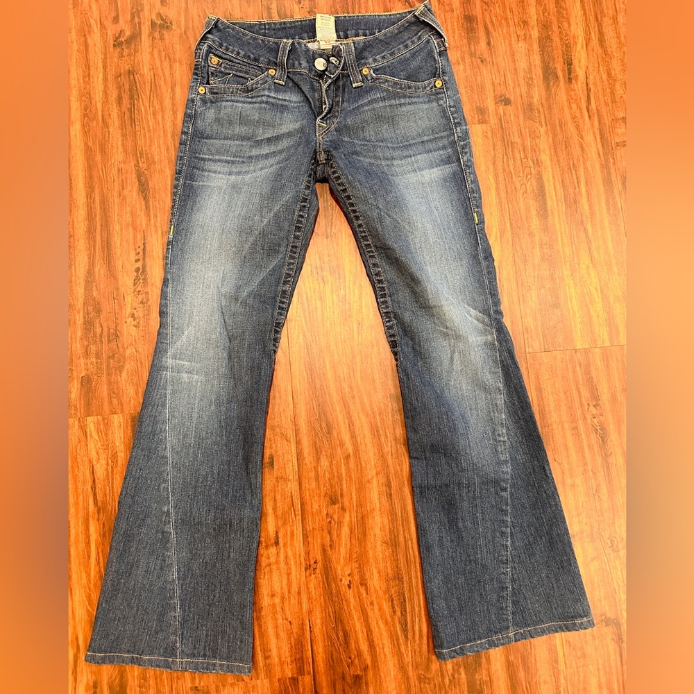 TRUE RELIGION Flare Jeans - Low Rise Sz 30